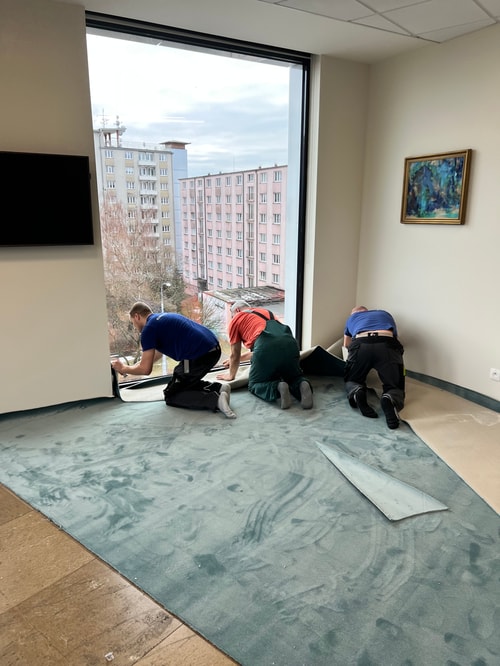 Luxusní kancelář v novém kabátě: pokládka koberce VANITY Atlantic