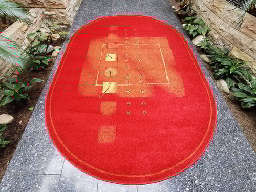 Karetta červený ovál