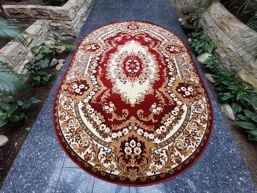 Krolewski bordo ovál