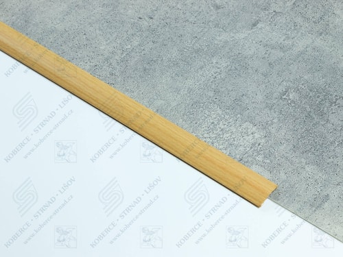 Oblouk 30 mm H20 Buk tmavý přechodová lišta samolepící 21559200-05