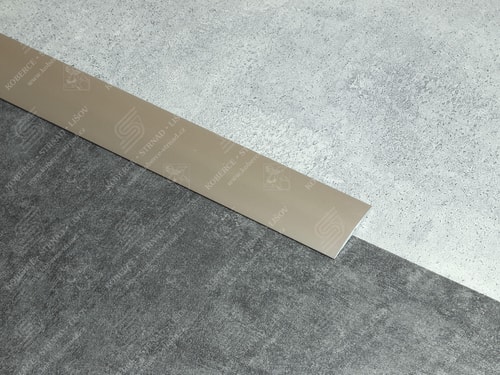 Oblouk 50 mm světlý bronz zátěžová přechodová lišta samolepící