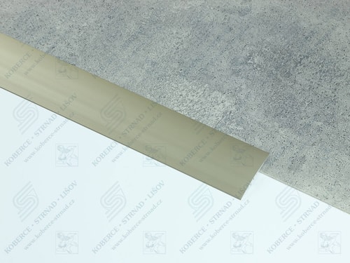 Oblouk 60 mm světlý bronz přechodová lišta samolepící 47804-1, 47806-5