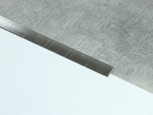 Oblouk 28 mm nerez matná zátěžová přechodová lišta samolepící