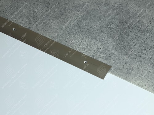 Oblouk 37 mm světlý bronz přechodová lišta vrtaná