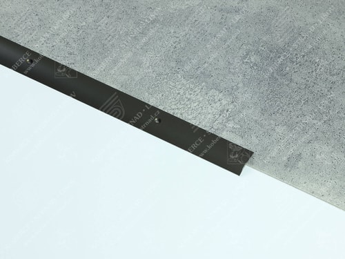 Oblouk 30 mm tmavý bronz Küberit přechodová lišta vrtaná 31259060-65