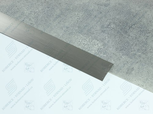 Oblouk 50 mm inox přechodová lišta samolepící