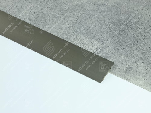 Oblouk 60 mm inox přechodová lišta samolepící