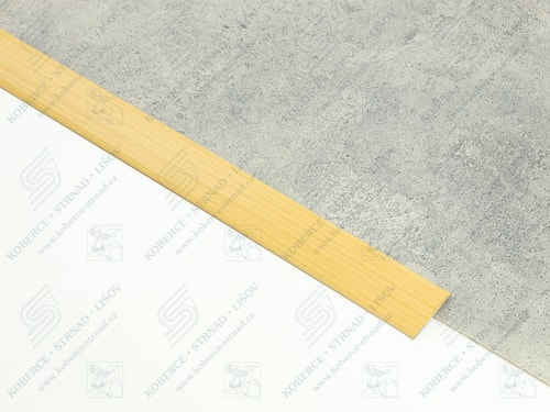 Plochá 38 mm H10 Borovice přechodová lišta samolepící 01538100-05