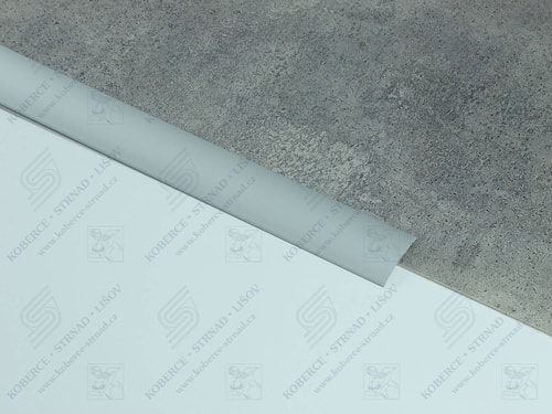 Oblouk 40 mm stříbrná přechodová lišta samolepící