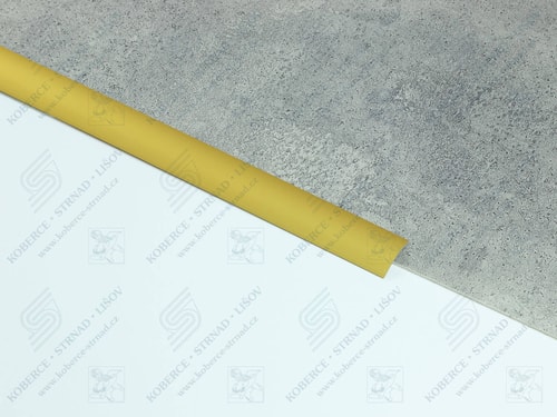 Oblouk 30 mm zlatá přechodová lišta samolepící