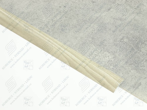 Náběh 0-8 mm E904 dub artický přechodová lišta samolepící