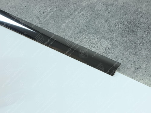 Oblouk 37 mm nerez leštěná přechodová lišta samolepící 06192-2, 06222-6