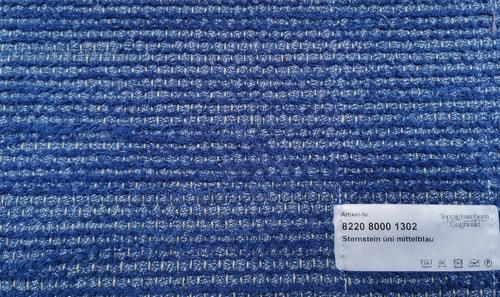 Sternstein uni 1302 mittelblau