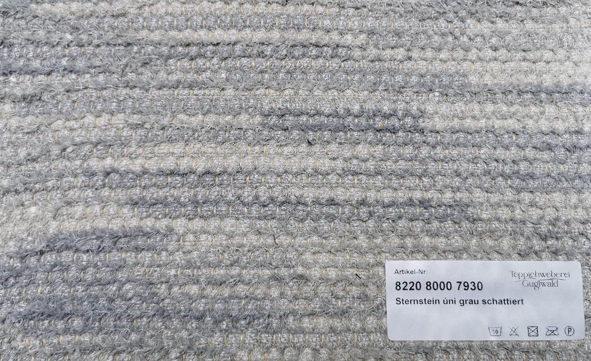 Vzorek Sternstein Uni 7930 grau schattiert