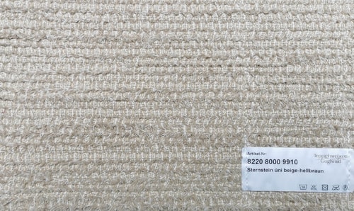 Sternstein uni 9910 beige - hellbraun