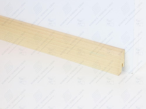 SL40B buk světlý dřevěná soklová lišta