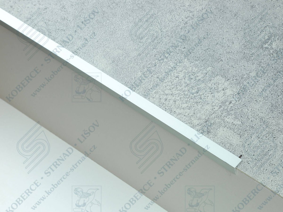 L-profil hliník 10x10 mm stříbrný