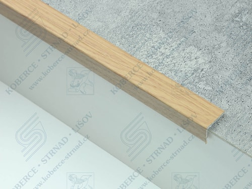 Schodová hrana 24,5x19 mm Profilpas 45