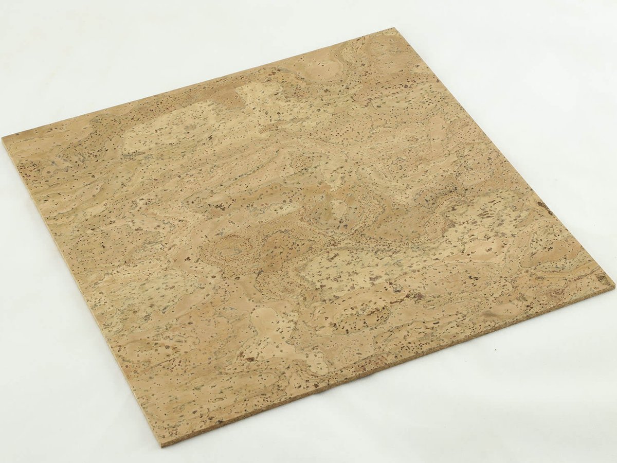 Lava přírodní 300x300x4mm podlahový korek