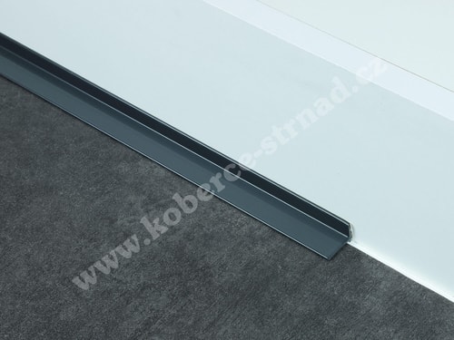 HS portálová lišta 21x15 mm antracitově šedá Küberit 369