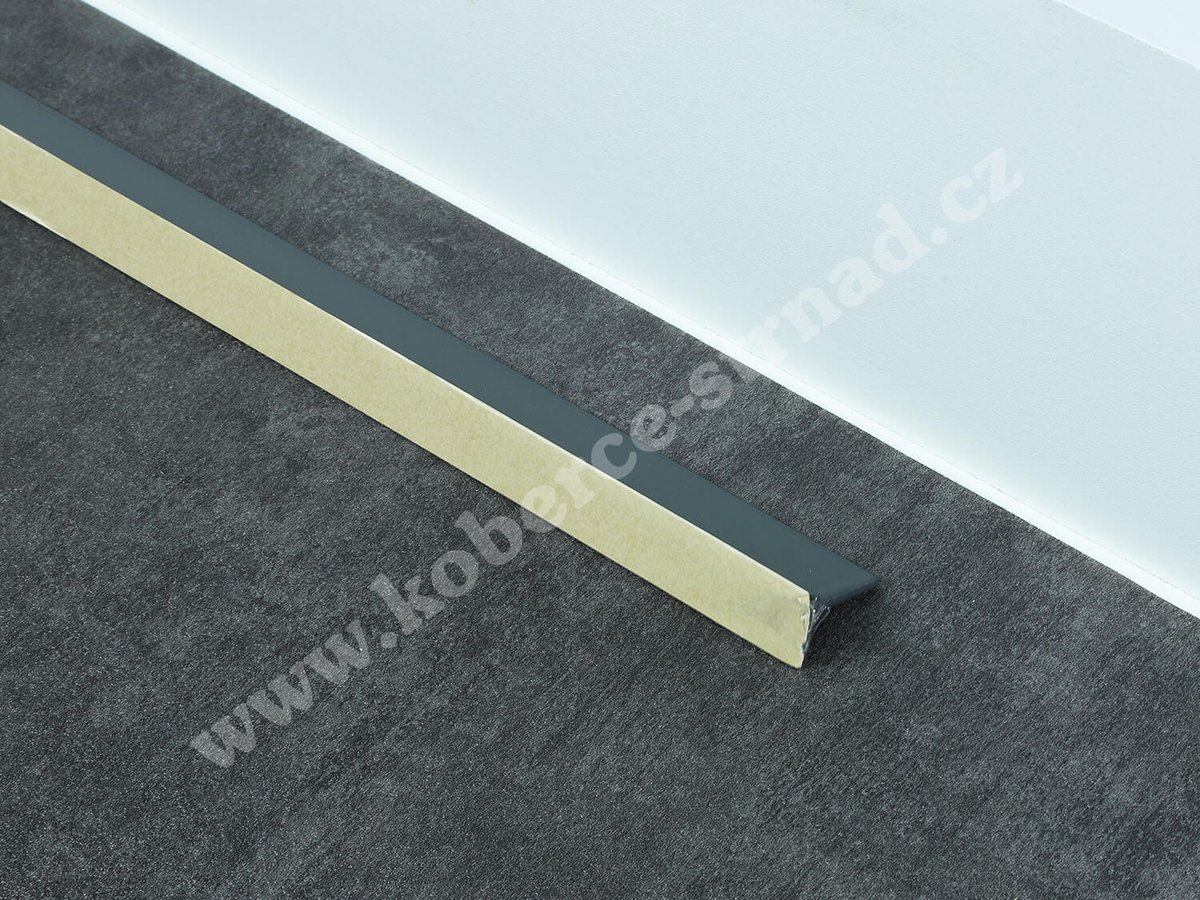 HS portálová lišta 21x15 mm antracitově šedá Küberit 369