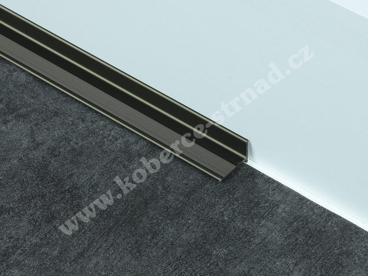 HS portálová lišta 21x15 mm tmavý bronz Küberit 369