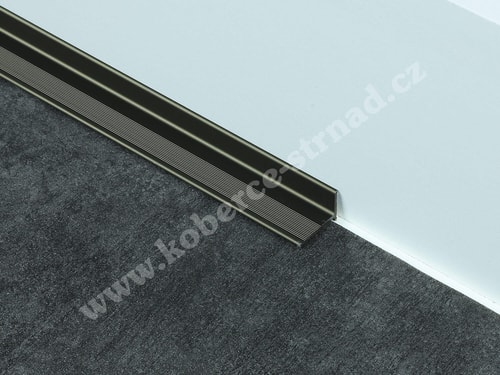 HS portálová lišta 21x15 mm tmavý bronz Küberit 369