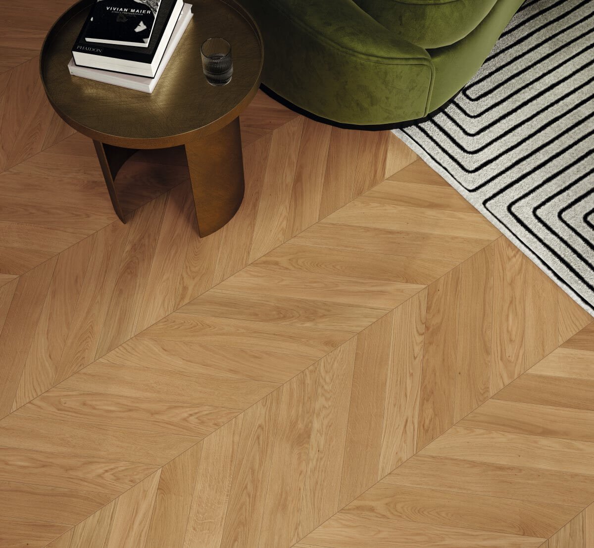 Trendtime 10 Dub přírodní, vzor Chevron, 1748484