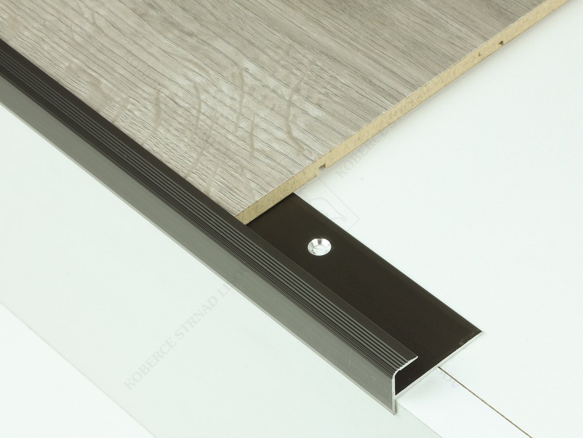 Zásuvný schodový profil 8,5 mm tmavý bronz