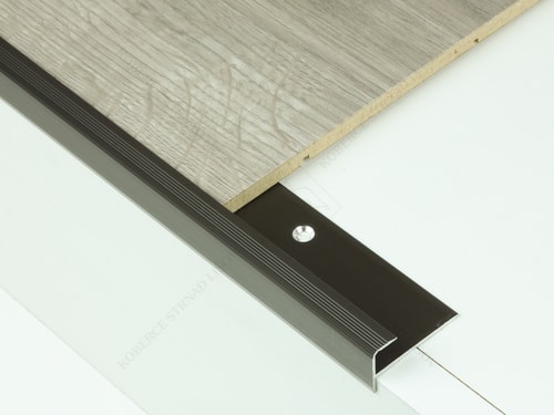 Zásuvný schodový profil 8,5 mm tmavý bronz