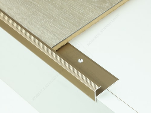 Zásuvný schodový profil 10,3 mm světlý bronz