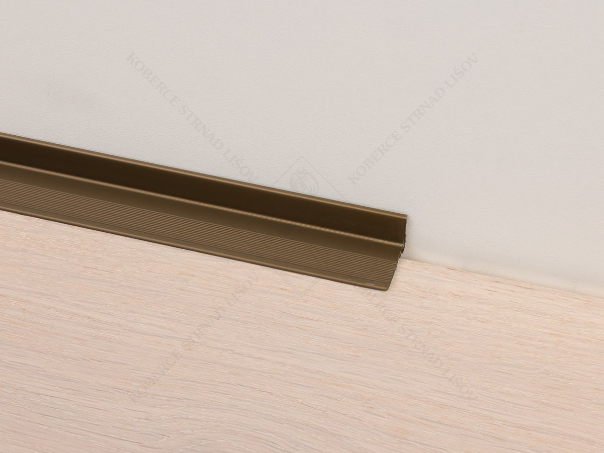 HS portálová lišta 21x15 mm tmavý bronz Küberit 369