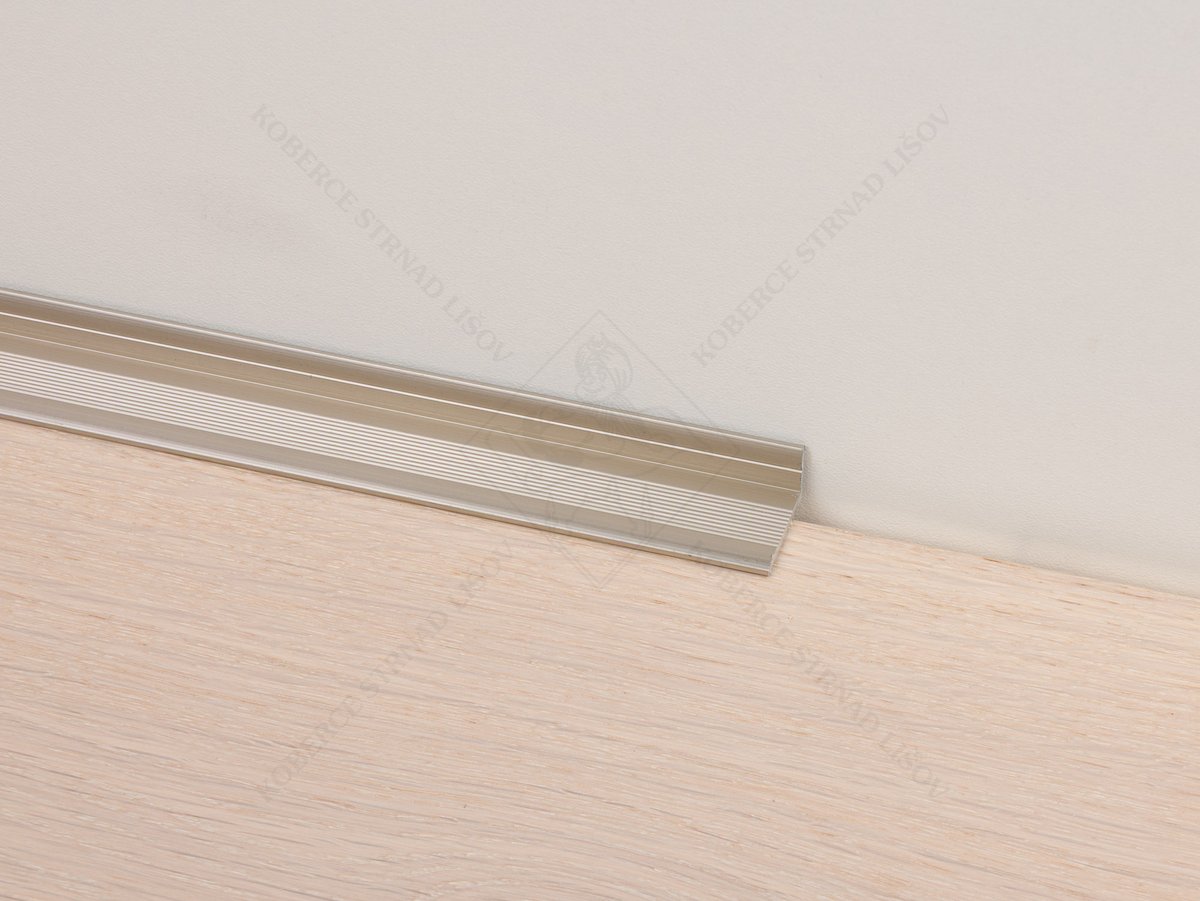 HS portálová lišta 18,4x8 mm inox