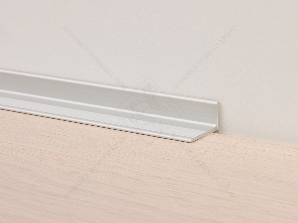 HS portálová lišta 21x15 mm stříbrná Küberit 369