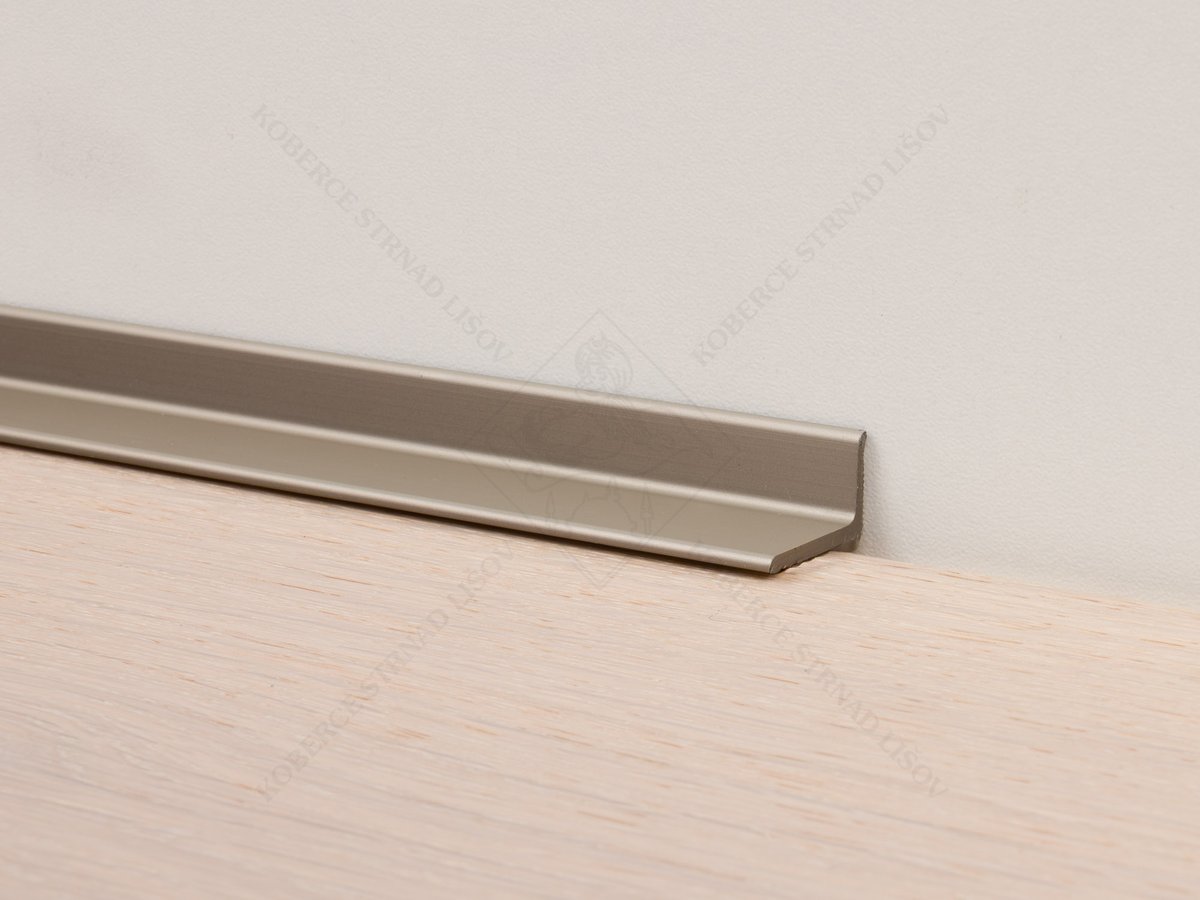 HS portálová lišta 18x12 mm inox Küberit 369 mini