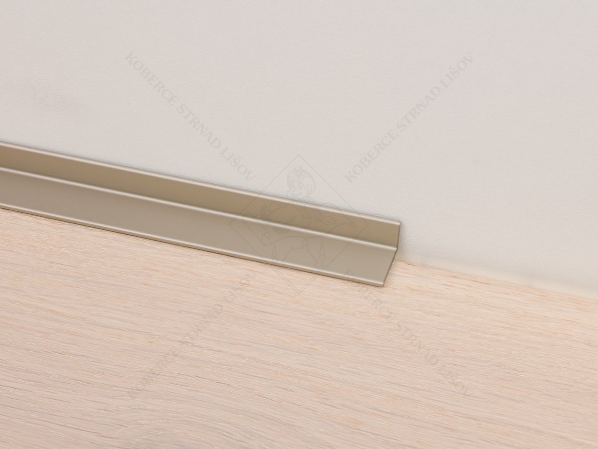 HS portálová lišta 18x12 mm inox Küberit 369 mini
