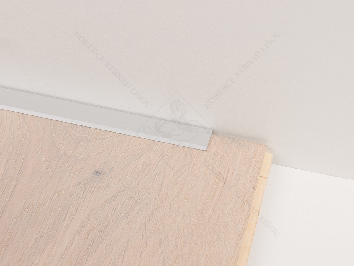 HS portálová lišta 15x8,5 mm stříbrná Küberit 238