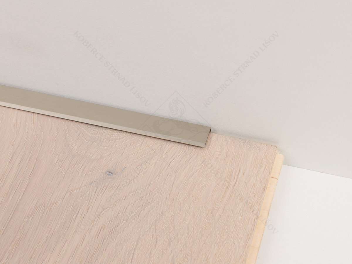HS portálová lišta 15x8,5 mm inox Küberit 238