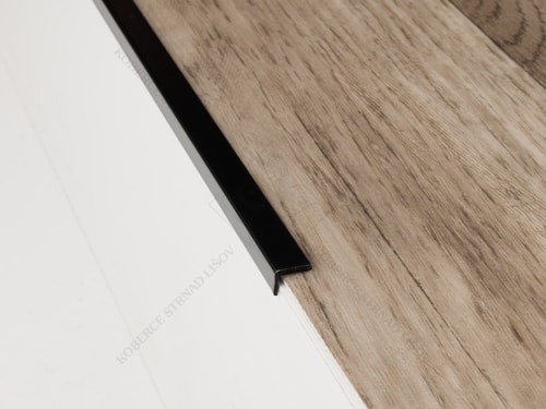 L-profil hliník 9,2x7 mm černý