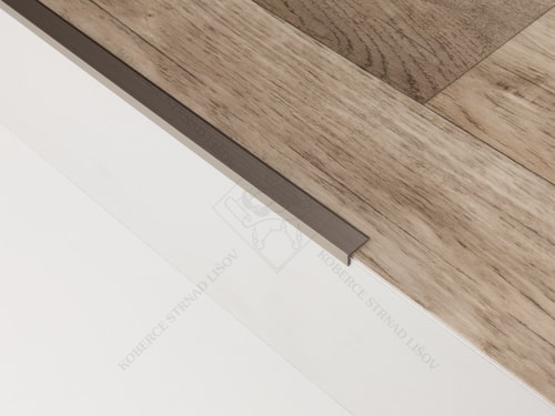 HS portálová lišta 15x8,5 mm inox Küberit 238 bez lepidla